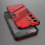 Solidenz StandGuard Xtreme Samsung Galaxy S25 Plus hoesje - Rood - Afbeelding 6
