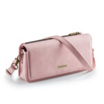Solidenz Universeel Schoudertas voor Telefoon en Portemonnee tot 7.5 inch - Roze - Afbeelding 2
