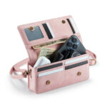 Solidenz Universeel Schoudertas voor Telefoon en Portemonnee tot 7.5 inch - Roze - Afbeelding 3