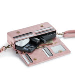 Solidenz Universeel Schoudertas voor Telefoon en Portemonnee tot 7.5 inch - Roze - Afbeelding 4