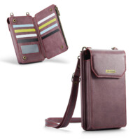 Solidenz Universeel Telefoonhoes en portemonnee tot 7.3 inch – Rood