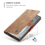 Solidenz Urban Book Samsung Galaxy S25 Ultra hoesje - Bruin - Afbeelding 7