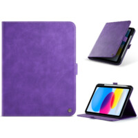 Solidenz Urban Book iPad 9 / iPad 8 / iPad 7 Case – 10.2 inch with pencil holder – Purple