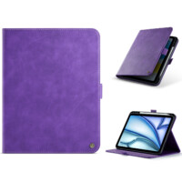 Solidenz Urban Book iPad Air 6 (M3 and M2) / Air 5 / Air 4 – 11 and 10.9 inches with pencil holder – Purple