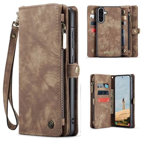 Solidenz Urban Wallet Samsung Galaxy A56 hoesje - Bruin