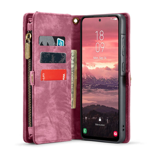 Solidenz Urban Wallet Samsung Galaxy A26 hoesje - Rood - Afbeelding 4