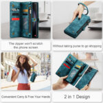 Solidenz Urban Wallet Samsung Galaxy S25 Ultra hoesje - Blauw - Afbeelding 12