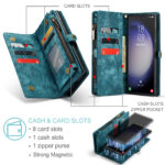 Solidenz Urban Wallet Samsung Galaxy S25 Ultra hoesje - Blauw - Afbeelding 9