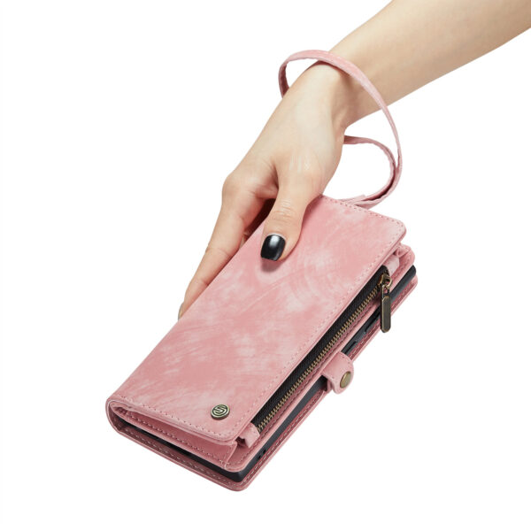 Solidenz Urban Wallet Samsung Galaxy S25 Ultra hoesje - Roze - Afbeelding 11