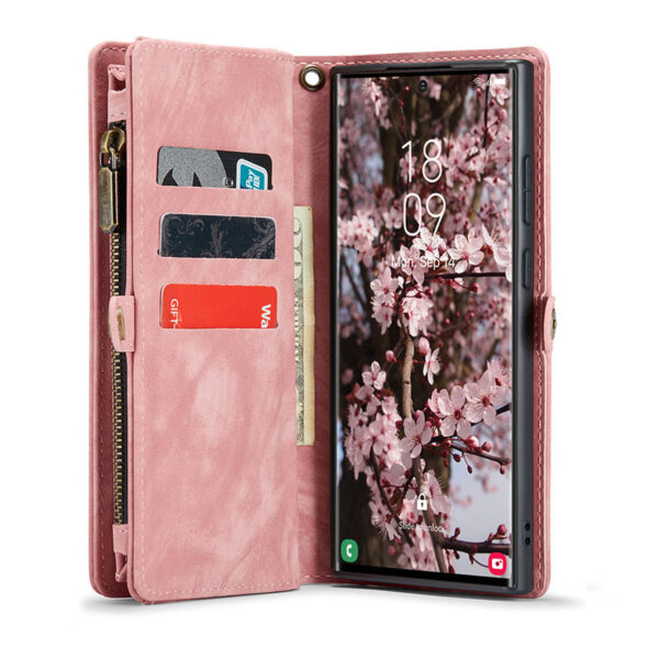 Solidenz Urban Wallet Samsung Galaxy S25 Ultra hoesje - Roze - Afbeelding 4