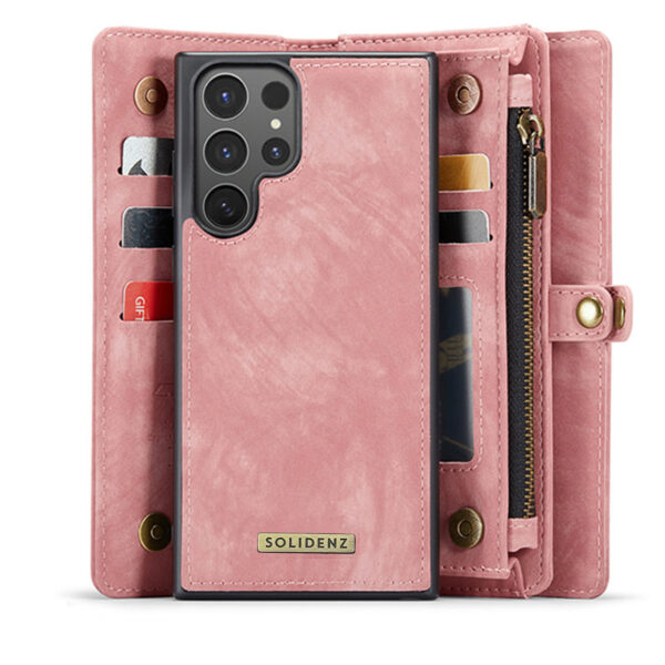 Solidenz Urban Wallet Samsung Galaxy S25 Ultra hoesje - Roze - Afbeelding 5