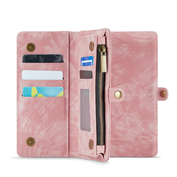 Solidenz Urban Wallet Samsung Galaxy S25 Ultra hoesje - Roze - Afbeelding 6