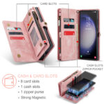 Solidenz Urban Wallet Samsung Galaxy S25 Ultra hoesje - Roze - Afbeelding 9