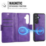 Solidenz 2-in-1 MagSafe Wallet Case for Samsung Galaxy S25 - Purple - Image 7