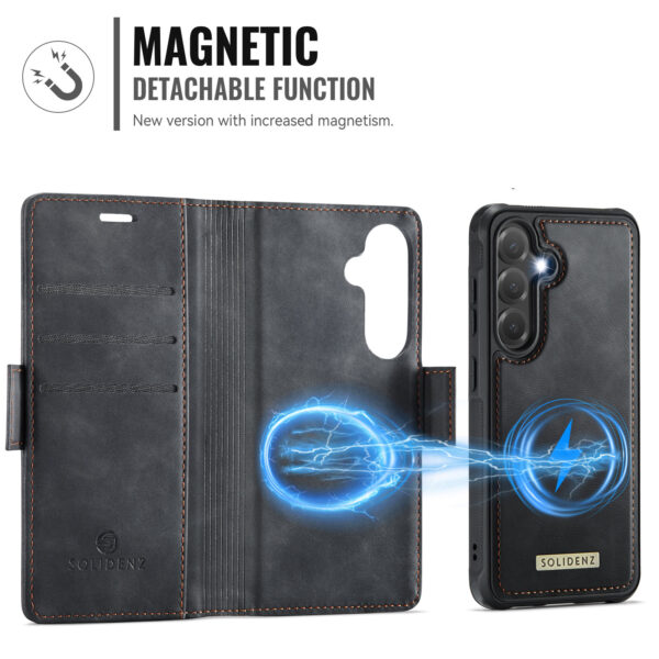 Solidenz 2-in-1 MagSafe Wallet Case voor Samsung Galaxy S25 Plus - Zwart - Afbeelding 7