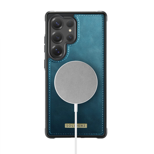 Solidenz 2-in-1 MagSafe Wallet Case for Samsung Galaxy S25 Ultra - Blue - Image 6