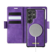 Solidenz 2-in-1 MagSafe Wallet Case voor Samsung Galaxy S25 Ultra – Paars