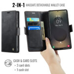 Solidenz 2-in-1 MagSafe Wallet Case voor Samsung Galaxy S25 Ultra - Zwart - Afbeelding 8