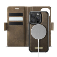Solidenz 2-in-1 MagSafe Wallet Case for iPhone 15 Pro Max – Brown