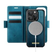 Solidenz 2-in-1 MagSafe Wallet Case for iPhone 15 Pro Max – Blue