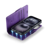 Solidenz 2-in-1 MagSafe Wallet Case voor iPhone 16 Plus - Paars - Afbeelding 4