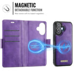 Solidenz 2-in-1 MagSafe Wallet Case voor iPhone 16 Plus - Paars - Afbeelding 7