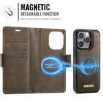 Solidenz 2-in-1 MagSafe Wallet Case voor iPhone 16 Pro - Bruin - Afbeelding 7