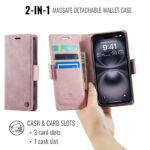 Solidenz 2-in-1 MagSafe Wallet Case for iPhone 16 Pro - Pink - Image 8