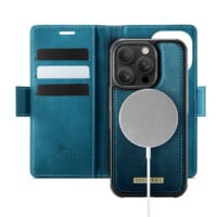 Solidenz 2-in-1 MagSafe Wallet Case voor iPhone 16 Pro Max – Blauw