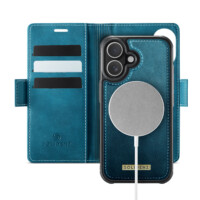 Solidenz 2-in-1 MagSafe Wallet Case voor iPhone 16 Plus – Blauw