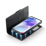 Solidenz 2-in-1 Magnetisch Wallet Case voor Samsung Galaxy A16 - Zwart - Afbeelding 4