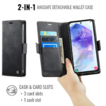 Solidenz 2-in-1 Magnetisch Wallet Case voor Samsung Galaxy A16 - Zwart - Afbeelding 7