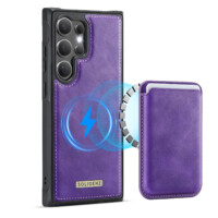 Solidenz MagSafe Wallet Backcover voor Samsung Galaxy S24 Ultra – Paars