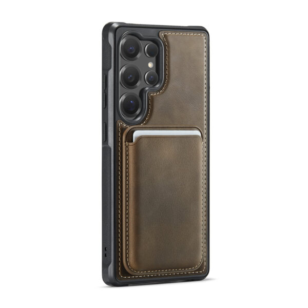 Solidenz MagSafe Wallet Backcover voor Samsung Galaxy S25 Ultra - Bruin - Afbeelding 2