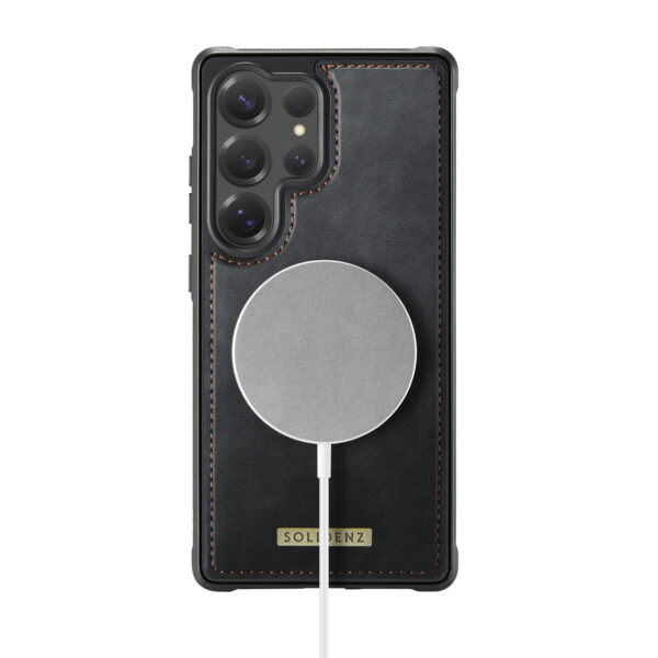 Solidenz MagSafe Wallet Backcover voor Samsung Galaxy S25 Ultra - Zwart - Afbeelding 6