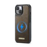 Solidenz MagSafe Wallet Backcover voor iPhone 14 - Bruin - Afbeelding 9