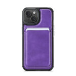 Solidenz MagSafe Wallet Backcover voor iPhone 15 - Paars - Afbeelding 3