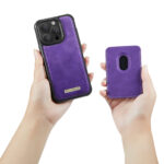 Solidenz MagSafe Wallet Backcover for iPhone 16 Pro - Purple - Image 9