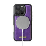 Solidenz MagSafe Wallet Backcover for iPhone 16 Pro - Purple - Image 5