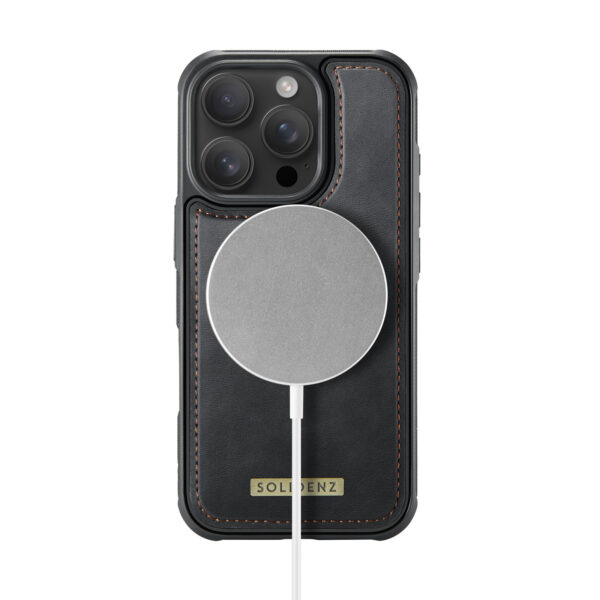 Solidenz MagSafe Wallet Backcover voor iPhone 16 Pro Max - Zwart - Afbeelding 7