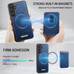 Solidenz Magnetisch Wallet Backcover voor Samsung Galaxy A55 - Blauw - Afbeelding 7
