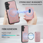 Solidenz Magnetisch Wallet Backcover voor Samsung Galaxy A56 - Roze - Afbeelding 6