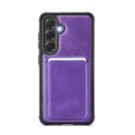 Solidenz Magnetisch Wallet Backcover voor Samsung Galaxy S24 FE - Paars - Afbeelding 3