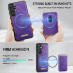 Solidenz Magnetisch Wallet Backcover voor Samsung Galaxy S24 FE - Paars - Afbeelding 7