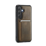 Solidenz Magnetisch Wallet Backcover voor Samsung Galaxy S24 FE - Bruin - Afbeelding 2