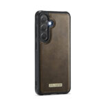 Solidenz Magnetisch Wallet Backcover voor Samsung Galaxy S24 FE - Bruin - Afbeelding 4