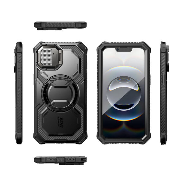 Armorbox iPhone 16e case with screen protector - Black - Image 2