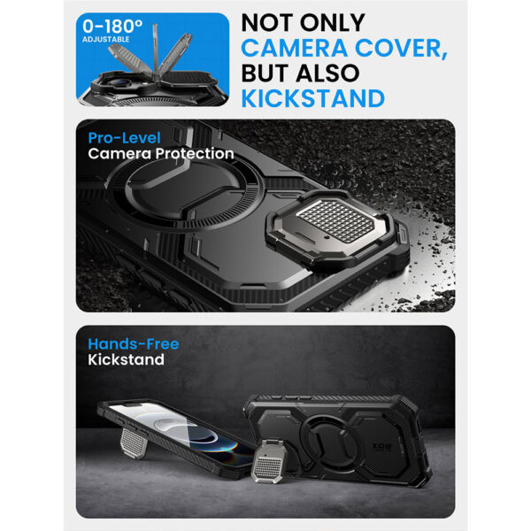 Armorbox iPhone 16e case with screen protector - Black - Image 4