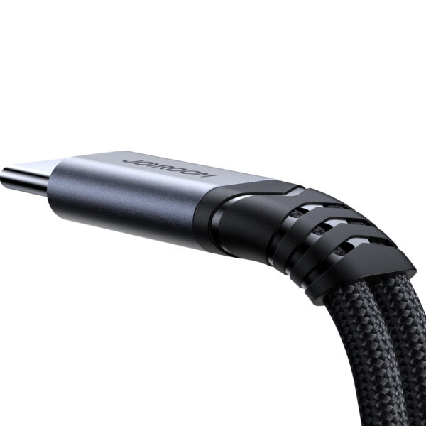 Joyroom 2-in-1 Audio adapter USB-C to 3.5mm and USB-C to USB-C - NOT suitable for iPhones - Black - Image 10