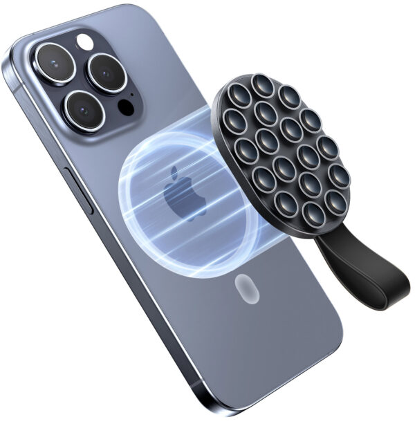 Joyroom Magnetic Suction Cup Phone Holder for Universal Use - Black